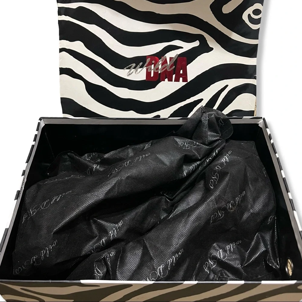 NEW IN BOX Wild DNA cheetah print heels 8 - Picture 7 of 8